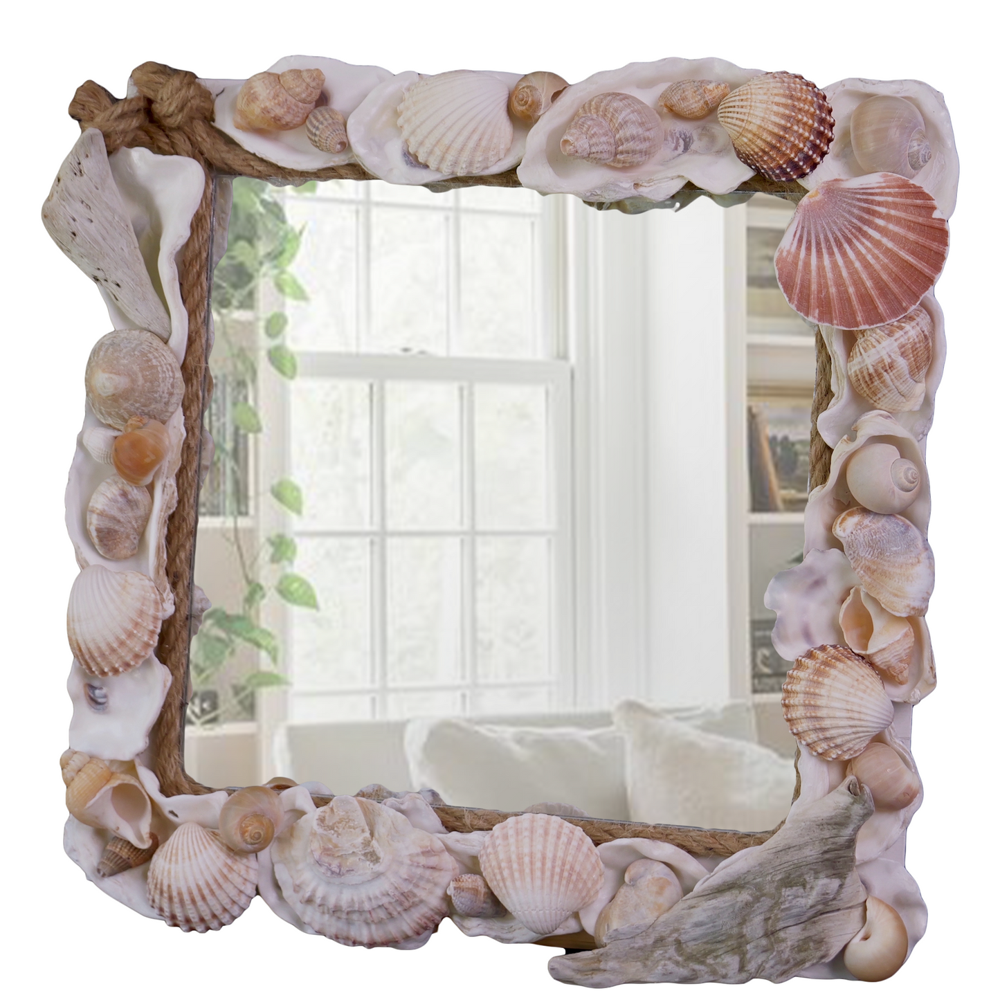 Seashell Treasure Mirror