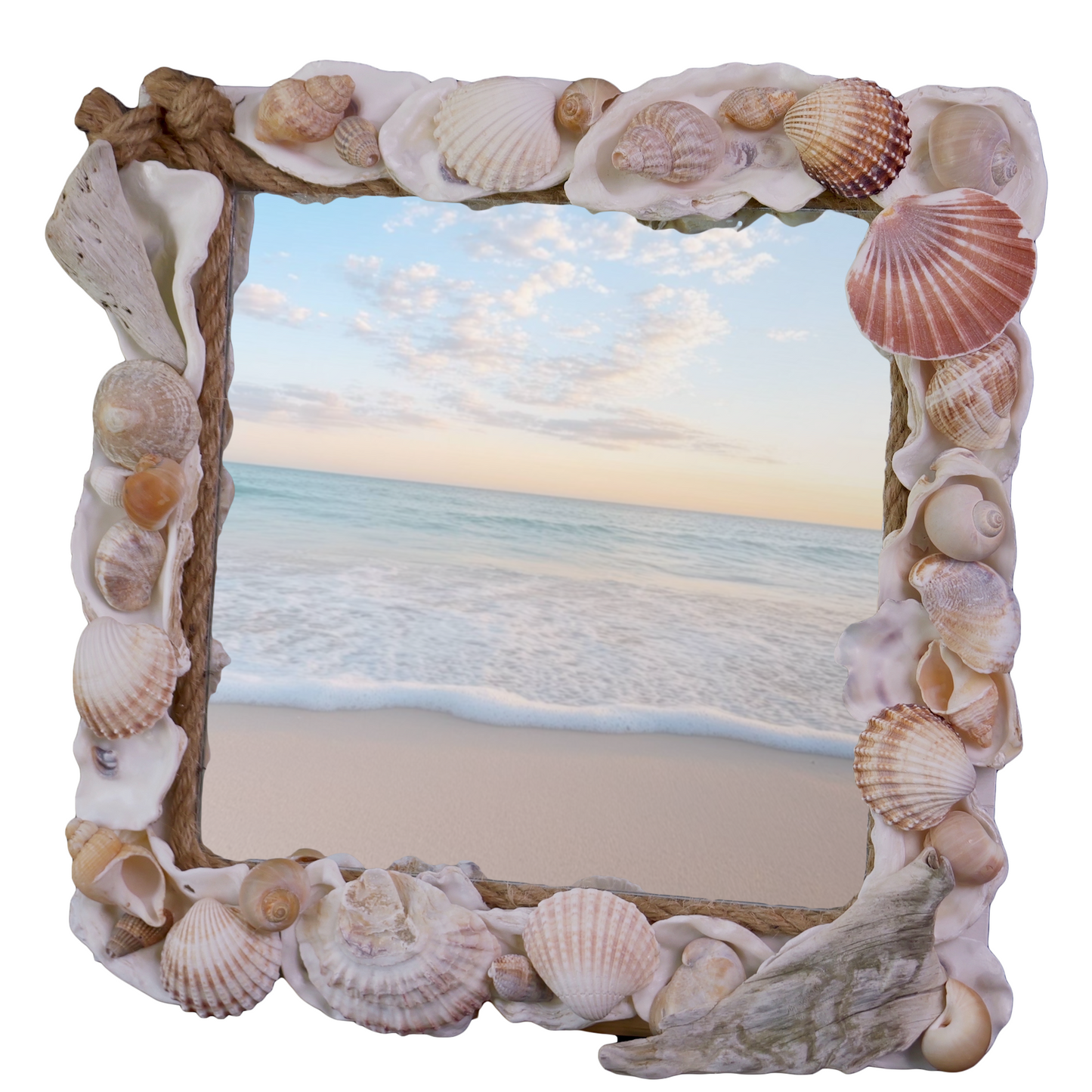 Seashell Treasure Mirror
